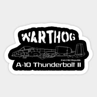 A-10 Thunderbolt II "Warthog" Sticker